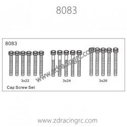 8083 Cap Screw Set Parts for ZD Racing RC Car
