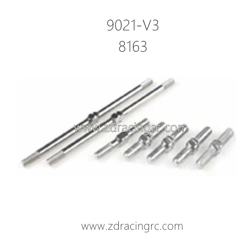 ZD Racing 9021-V3 Parts 8163-Front Suspension Rod Servo Post Horizontal Steering Rods