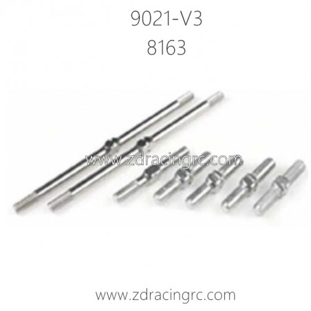ZD Racing 9021-V3 Parts 8163-Front Suspension Rod Servo Post Horizontal Steering Rods