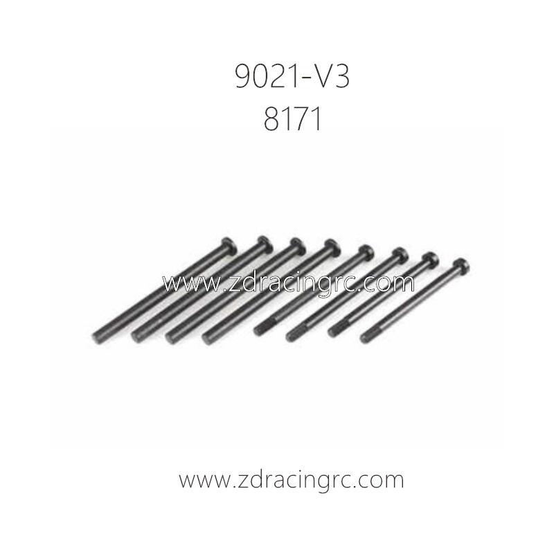 ZD Racing 9021-V3 RC Car Parts 8171 Pins For C-mount Up Suspension Arm and Rear Hub Carrier
