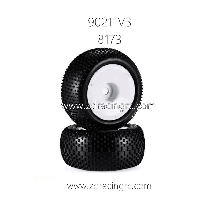 ZD Racing 9021-V3 RC Car Parts 8173 Pre-Glued Tire