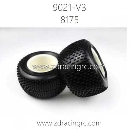 ZD Racing 9021-V3 RC Car Parts 8175 Truggy Tires With Sponges