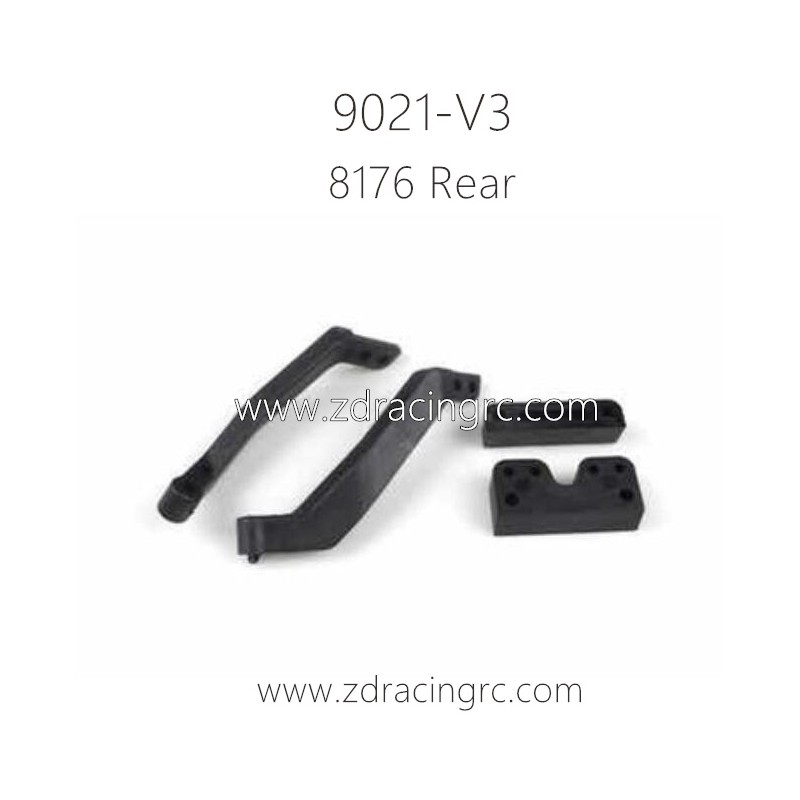ZD Racing 9021-V3 RC Car Parts 8176-Rear Chassis Brace Front and Rear Suspension Pads