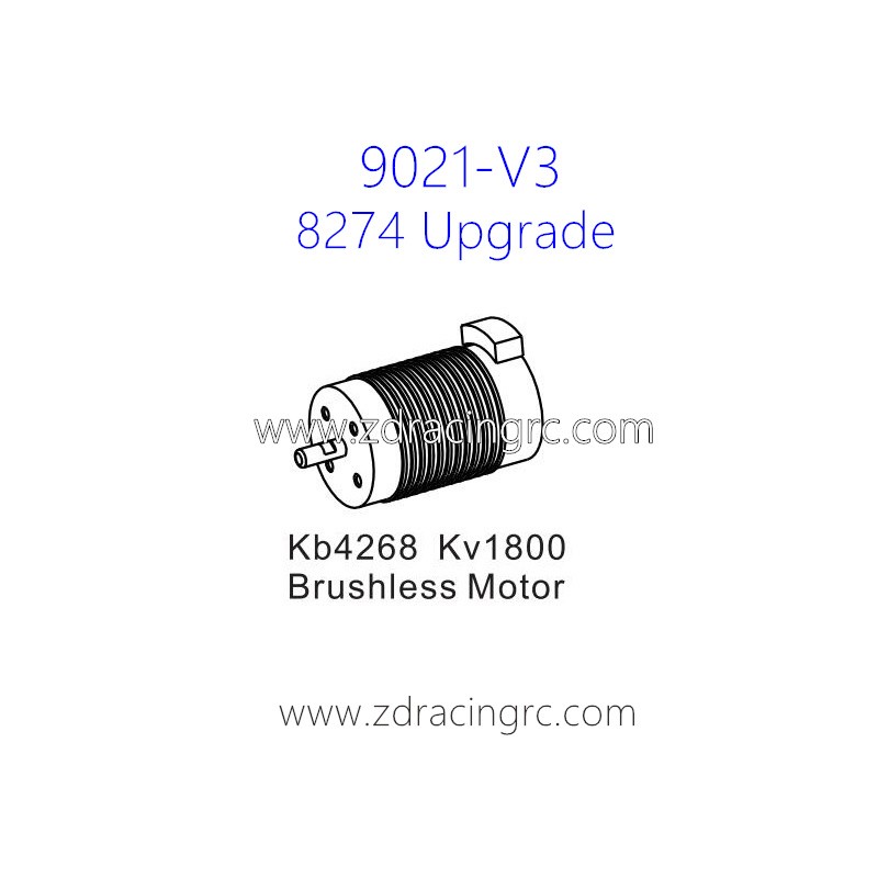 ZD Racing 9021-V3 Parts 8274 Upgrade KB4268 KV1800 Brushless Motor