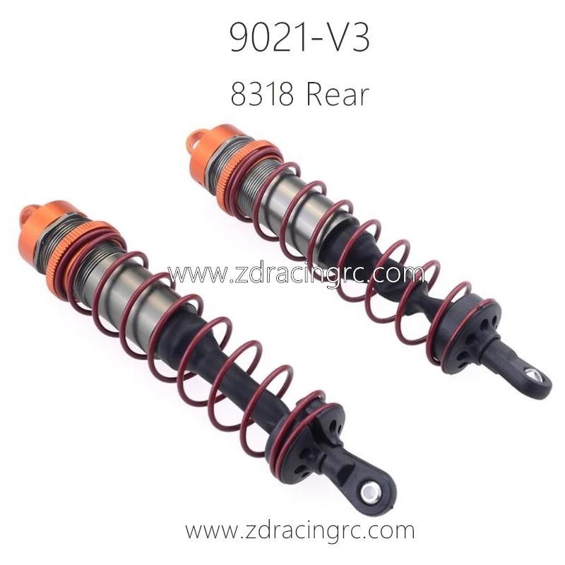 ZD Racing 9021-V3 Pirates 3 Parts 8318-Rear Shock Absorbers