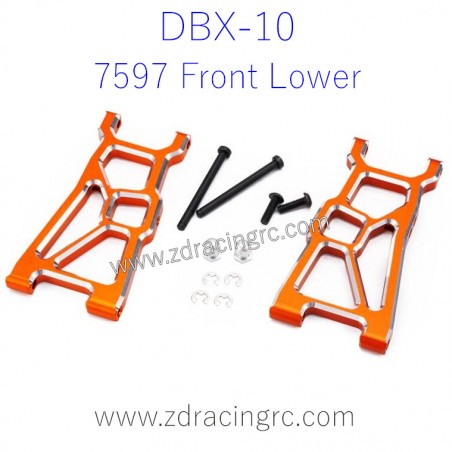 ZD RACING DBX 10 1/10 Upgrade Front Swing Lower Swing Arm 7597