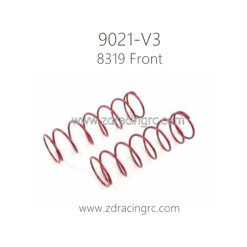 ZD Racing 9021-V3 Pirates 3 Parts 8319 Front Shock Absorber Springs