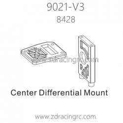 ZD Racing 9021-V3 Pirates 3 Parts 8428 Center Differential Mount