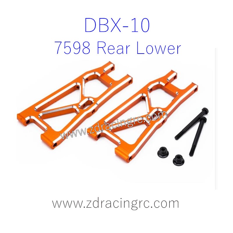 ZD RACING DBX 10 1/10 Upgrade Rear Swing Lower Swing Arm 7598