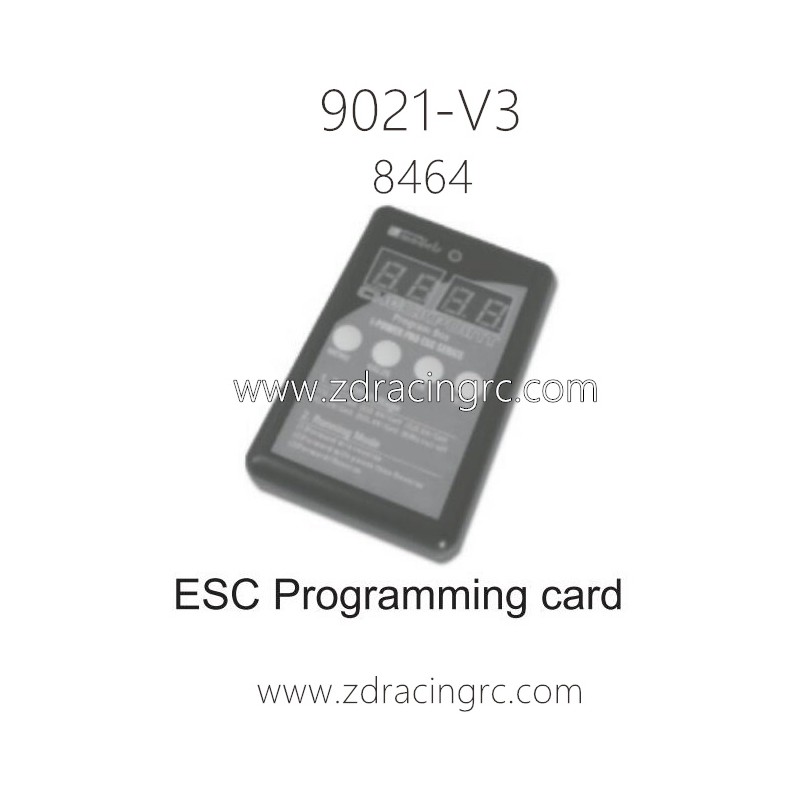 ZD Racing 9021-V3 Parts 8464 ESC Programming Card