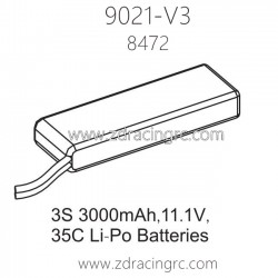 ZD Racing 9021-V3 Parts 8472 3S 3000mAh 11.1V 35C Lipo Battery