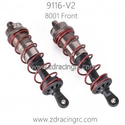 ZD Racing 9116-V2 Parts 8001 Front Shock Absorbers