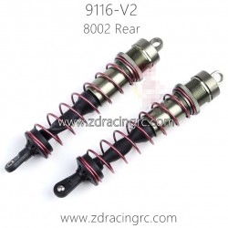 ZD Racing 9116-V2 Parts 8002 Rear Shock Absorbers