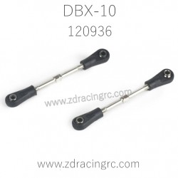 ZD RACING DBX 10 1/10 Parts Front Upper Connect Rods 120936