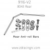 ZD Racing 9116-V2 Parts 8043 Rear Anti-Roll Bars