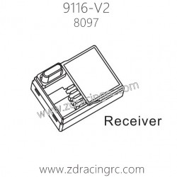 ZD Racing 9116-V2 Pirates 2 Parts 8097 Receiver