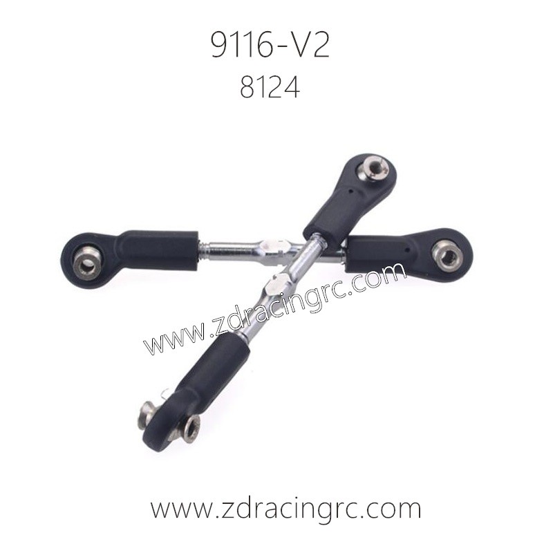 ZD Racing 9116-V2 Pirates 2 Parts 8124 Steering Rods II