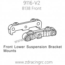 ZD Racing 9116-V2 Parts 8138 Front Lower Suspension Bracket Mounts