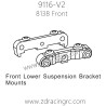ZD Racing 9116-V2 Parts 8138 Front Lower Suspension Bracket Mounts