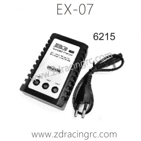 ZD RACING EX07 1/7 Parts 6215 B3 Li-Po Charger ZD RACING EX07 1/7 Parts 6215 B3 Li-Po Charger