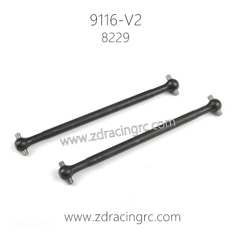 ZD Racing 9116-V2 Parts 8229 Horizontal Drive Shaft Rear