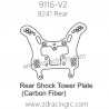 ZD Racing 9116-V2 Parts 8241 Rear Shock Tower Plate Carbon Fiber