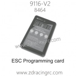 ZD Racing 9116-V2 Parts 8464 ESC Programming Card