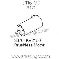 ZD Racing 9116-V2 Parts 8471 3670 KV2150 Bruhless Motor