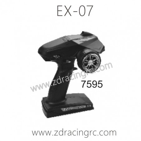 ZD RACING EX07 1/7 RC Car Parts 7595 2.4G Radio Control ZD RACING EX07 1/7 RC Car Parts 7595 2.4G Radio Control
