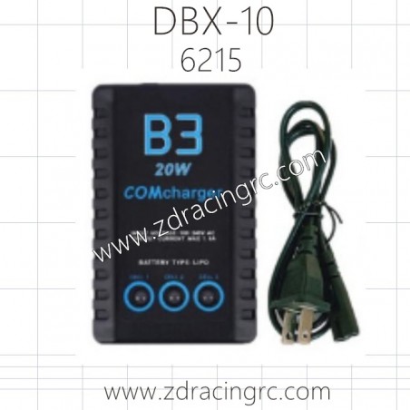 ZD RACING DBX 10 Parts 6215 Brushless B3 LI-PO battery Charger 20W