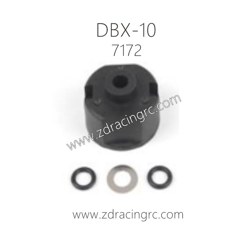 ZD RACING DBX 10 Parts 7172 Brushed Differential Case and Sealing