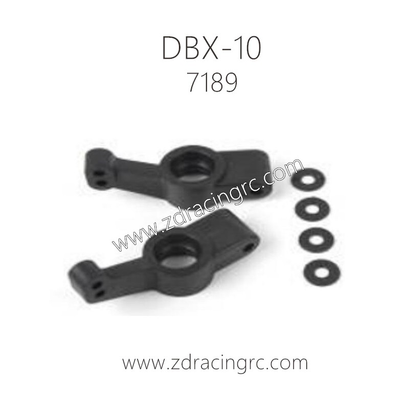 ZD RACING DBX 10 Parts 7189 Rear Hub and Hex Wheel