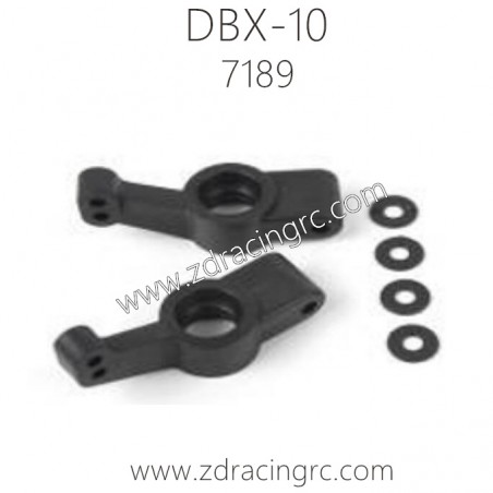 ZD RACING DBX 10 Parts 7189 Rear Hub and Hex Wheel