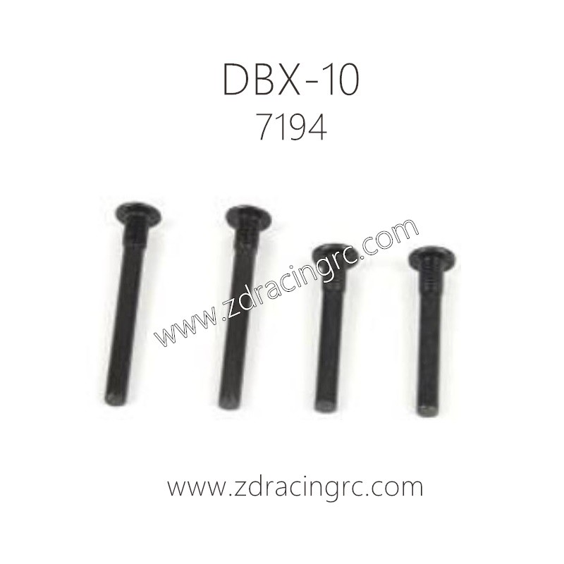 ZD RACING DBX 10 Parts 7194 Front Rear Lower Suspension Pins