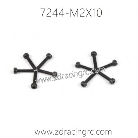 7244 M2X10 Socket Cap Screw For ZD RACING RC Car