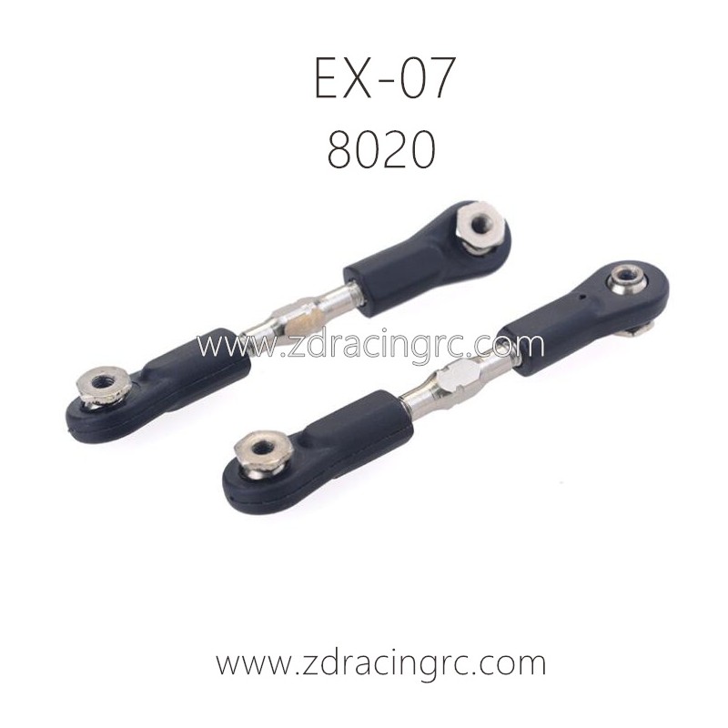 ZD RACING EX07 1/7 RC Car Parts 8020 Steering Rods I