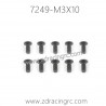 7249 M3X10 Flat Head  Screw Set For ZD RACING RC Car