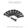 7252 M3X12 Pan Self-tapping Screw Set For ZD RACING RC Car