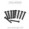 7255 M3X20 Pan Self-tapping Screw Set For ZD RACING RC Car