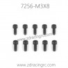 7256 M3X8 Pan Head Screw Set For ZD RACING RC Car
