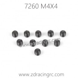 7260 Set Screw M4X4 Parts For ZD RACING RC Car