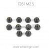 7261 Lock Nut M2.5 Parts For ZD RACING RC Car