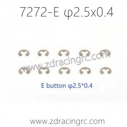 7272 E button φ2.5x0.4 Parts For ZD RACING RC Car