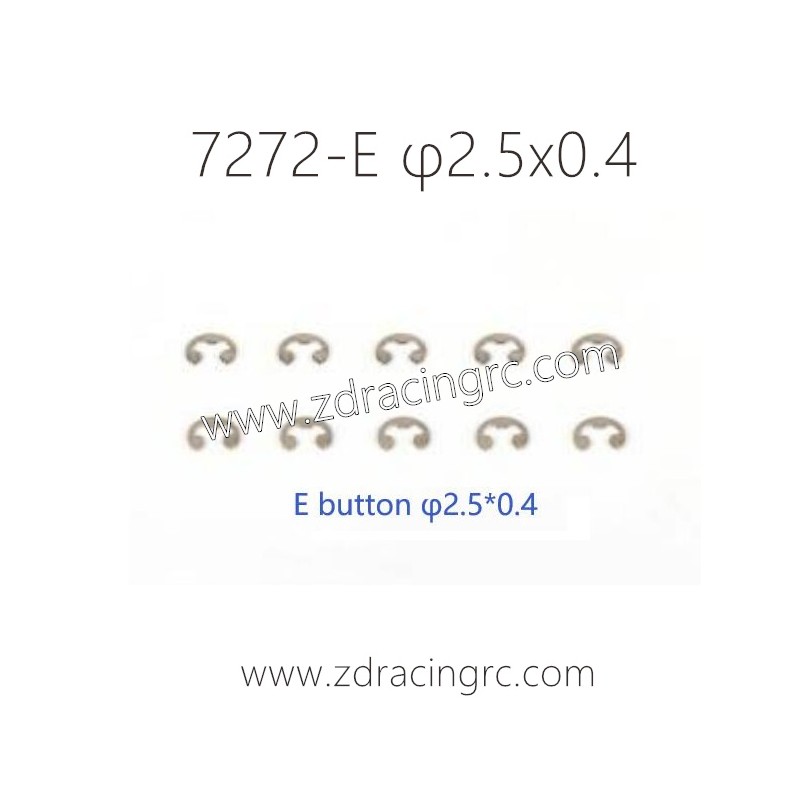7272 E button φ2.5x0.4 Parts For ZD RACING RC Car
