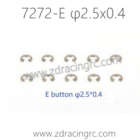 7272 E button φ2.5x0.4 Parts For ZD RACING RC Car