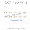 7272 E button φ2.5x0.4 Parts For ZD RACING RC Car