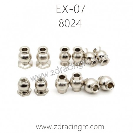 ZD RACING EX07 Parts 8024 All Ball Heads