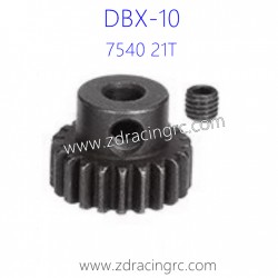 ZD RACING DBX 10 Parts 7540 Upgrade Hardened Motor gear 17T 114 Steel