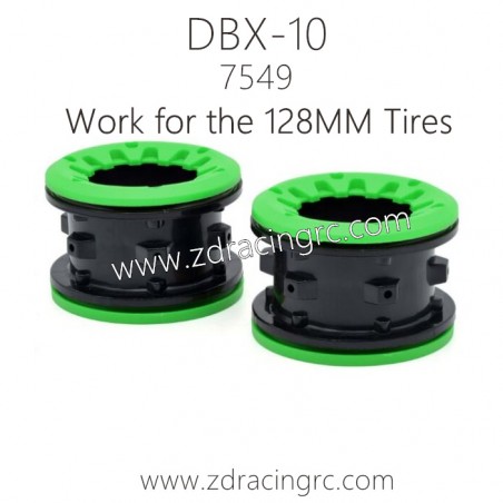 ZD RACING DBX 10 Parts 7548 7519 Wheel for 128MM Tire