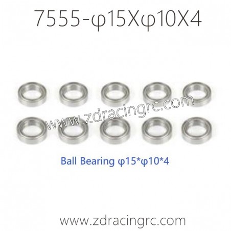 7555 Brushless Ball Bearing φ15Xφ10X4 Parts for ZD RACING RC Car 7555 Brushless Ball Bearing φ15Xφ10X4 Parts for ZD RACING RC Car